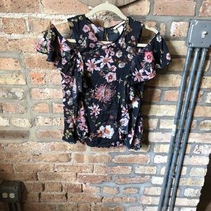 Cold shoulder blouse